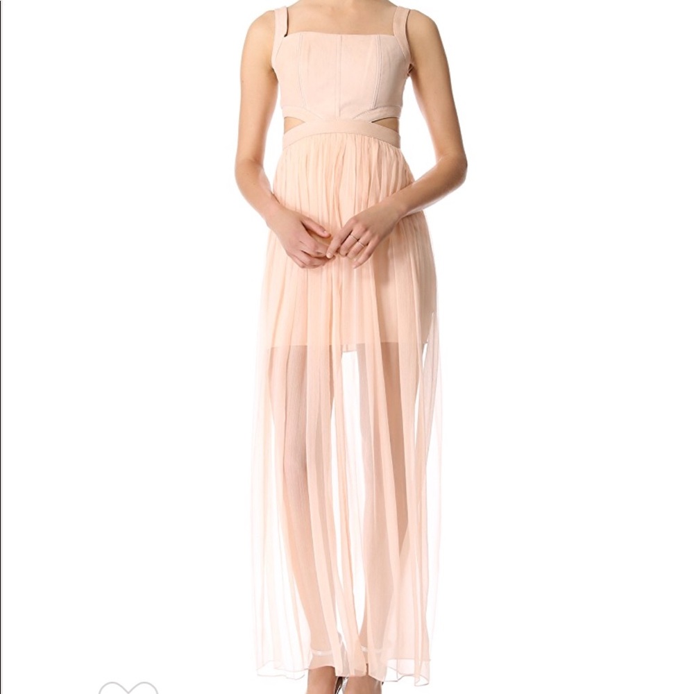 alice + olivia Sweetheart Cutout Dress